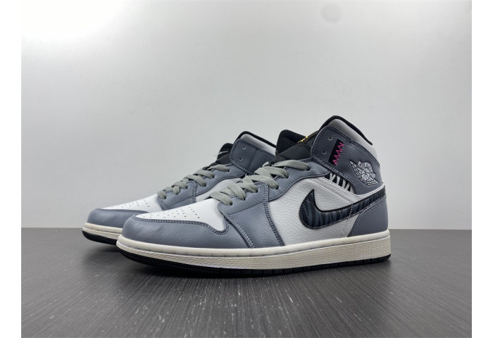 Air Jordan 1 Mid dark grey 554724-170