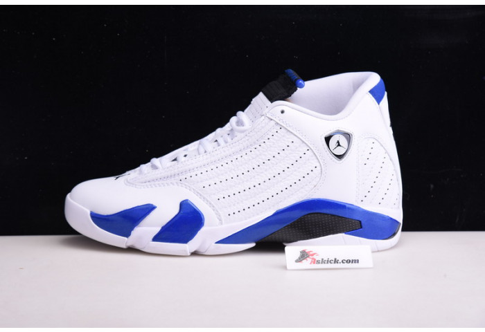 Air Jordan 14 Retro White Hyper Royal 487471-104