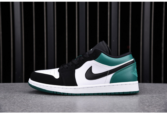 Air Jordan 1 Low White Black Mystic Green 553558-113