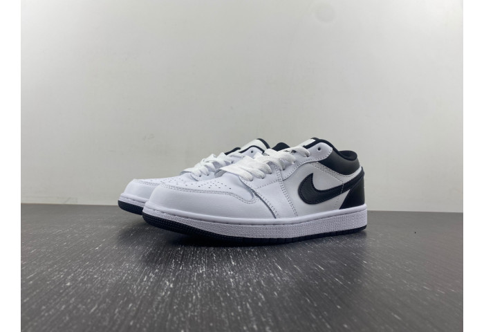Air Jordan 1 Low White Black 553558-132