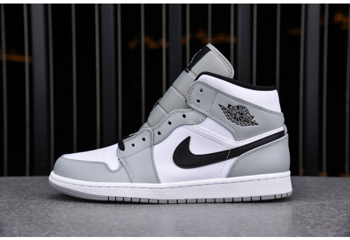 Air Jordan 1 Mid Light Smoke Grey 554724-092