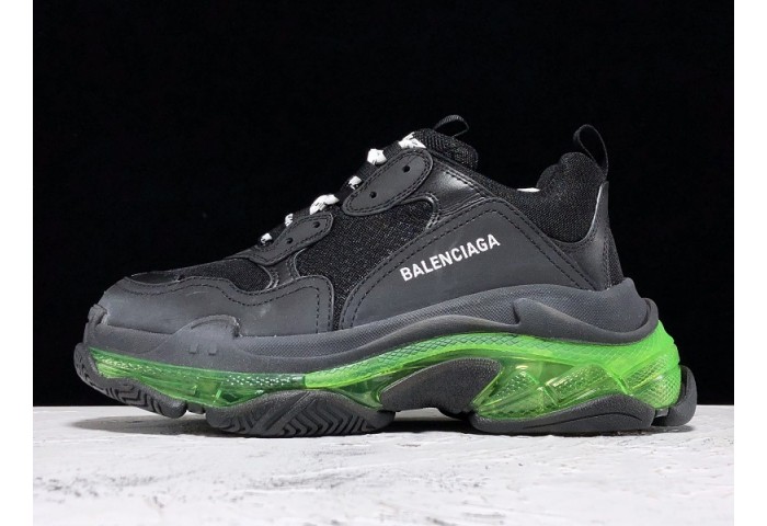 Balen TRIPLE S TRAINERS CLEAR SOLE BLUE ADN RED 541624  W09O1 3861