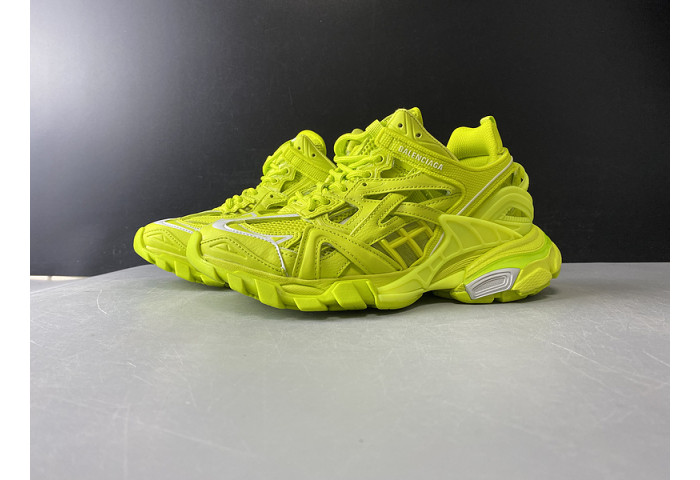 Balen Track 2 Sneakers"Tennis Green/White/Grey" 568615 W2GN5 5818