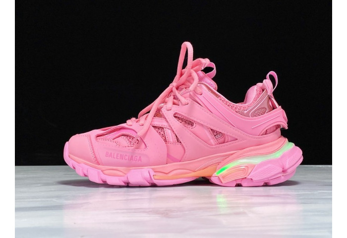 Balen Track Sneakers Pink LED w1gb9-9079