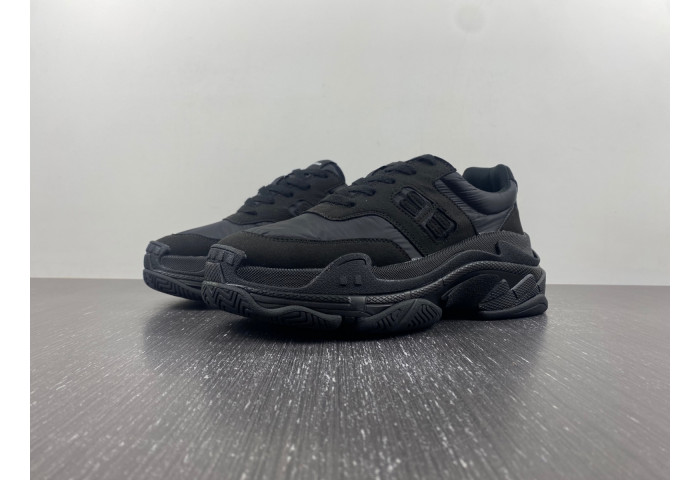 Balen Triple S Nylon Black 710157 W3CU1 1000
