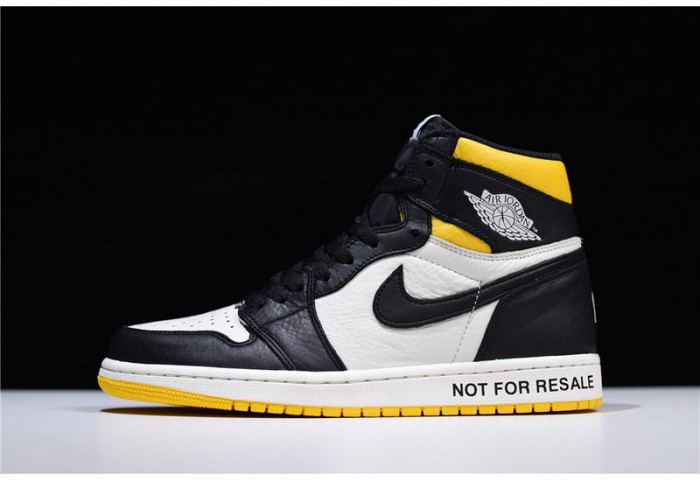 Air Jordan 1 Retro High "Not for Resale" Varsity Maize 861428-107