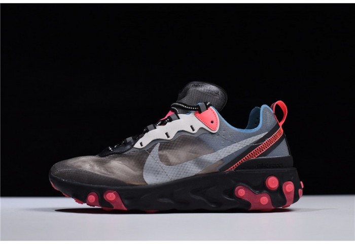 Nike React Element 87 Blue Chill Solar Red AQ1090-006