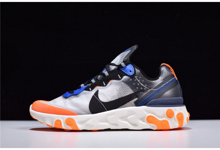 Nike React Element 87 Blue Orange AQ1090-004