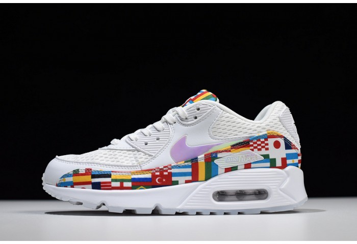NIKE AIR MAX 90 NIC QS "INTERNATIONAL FLAG PACK"  A05119-100