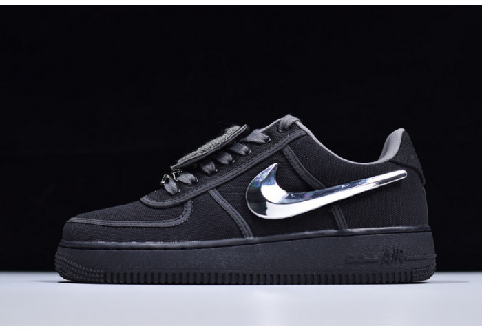 TRAVIS SCOTT X AIR FORCE 1 LOW BLACK AQ4211-001