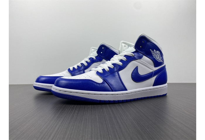 Air Jordan 1 Mid Kentucky Blue (W) BQ6472-104