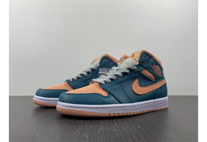 Air Jordan 1 Mid Dark Teal Green (W) BQ6472-308