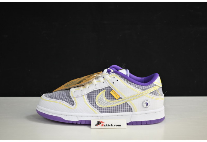 Unlon x SB Dunk Low white purple DJ9649-500