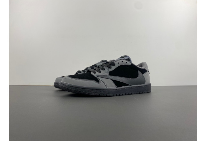 Travis Scott x Air Jordan 1 Black Grey DM7866-775