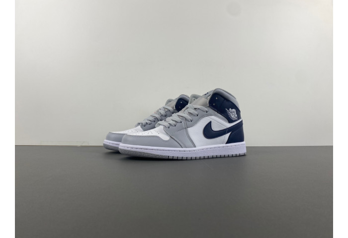 Air Jordan 1 Mid Wolf Grey Midnight Navy DQ8426-104