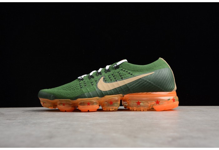 Dragon Ball Super x Nike Air VaporMax Flyknit 2018 Dark Green/Light Brown mens AA3858-101