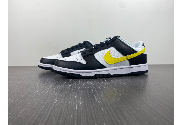 Nike Dunk Low Black Yellow White FQ2431-001