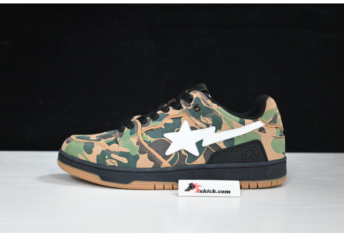 A Bathing Ape Bape SK8 Sta ABC Camo Green