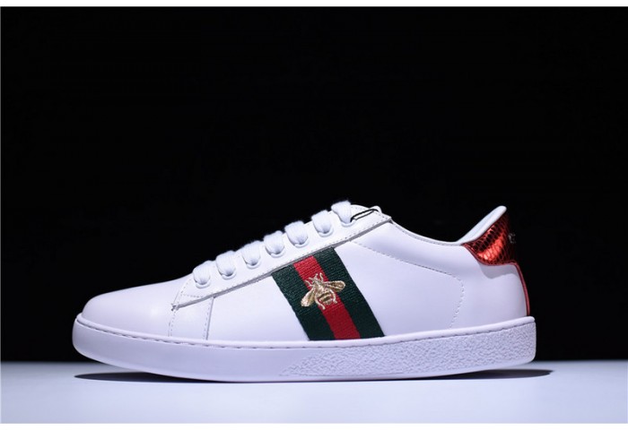 GU Ace Embroidered Low-Top Sneaker white with bee