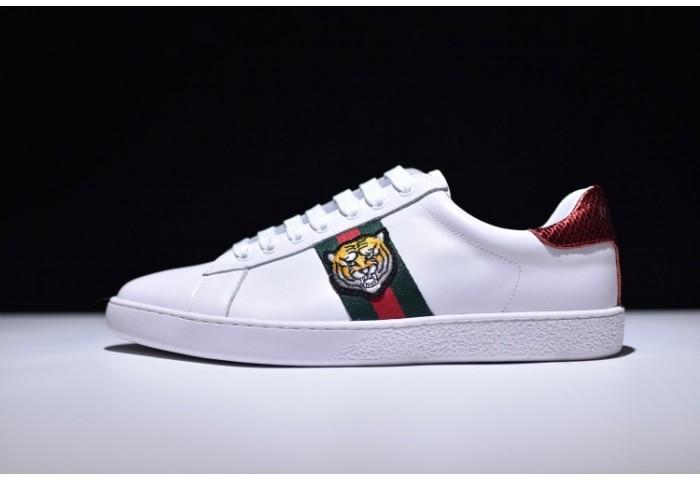 GU Ace Embroidered Low-Top Sneaker with TIGER MENS