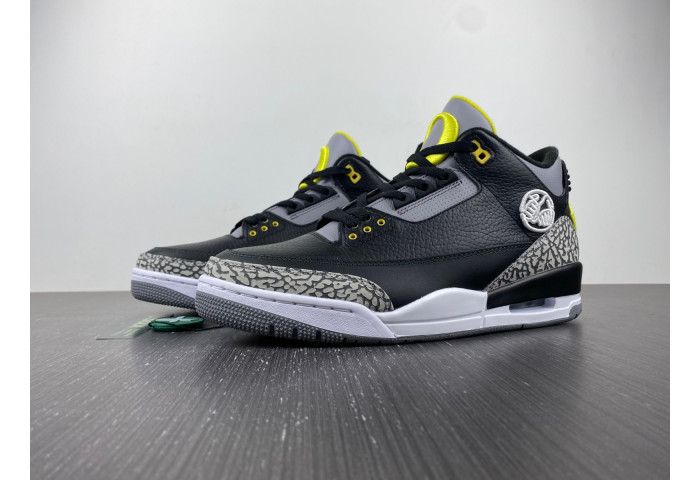 Air Jordan 3 Retro Oregon Ducks Pit Crew Black