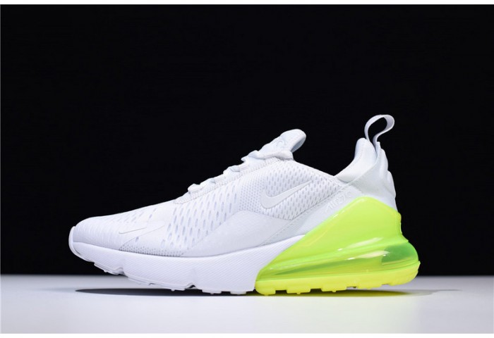 NIKE mens AIR MAX 270 “WHITE VOLT” AH8050-104