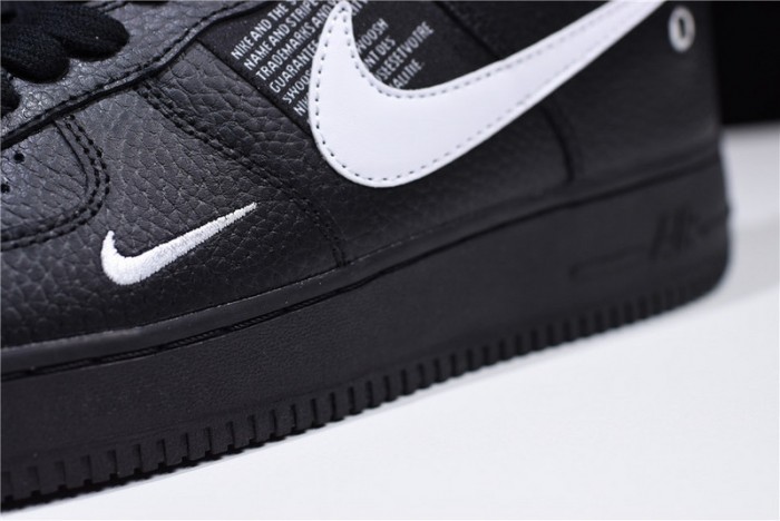 Air Force 1 Low Utility Black White - AJ7747-001