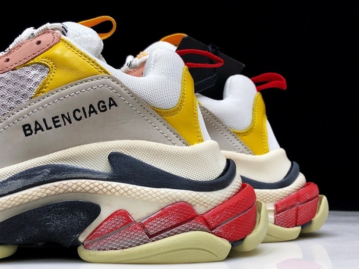 Balen Triple S Cream Yellow Red 490672  w09O5  9035