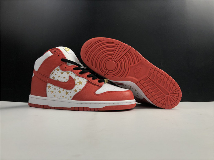 Nike Dunk High Pro SB Sup3eme Red Stars 307385-161