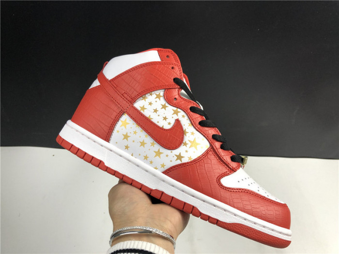 Nike Dunk High Pro SB Sup3eme Red Stars 307385-161