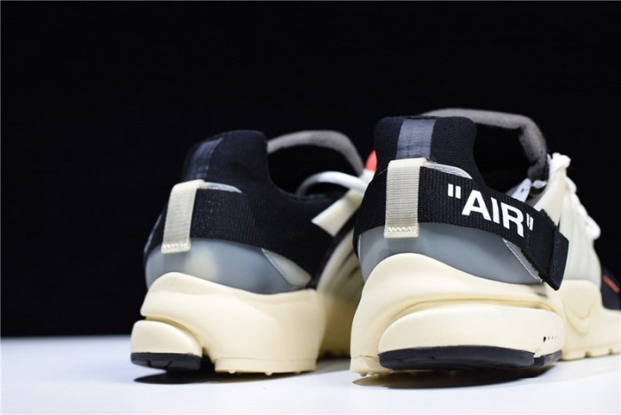 OF X Nike Air Presto BLACK/BLACK-MUSLIN  AA3830-001