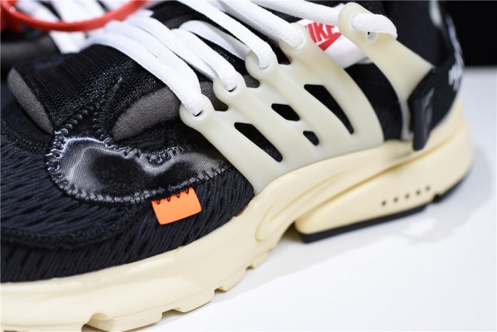 OF X Nike Air Presto BLACK/BLACK-MUSLIN  AA3830-001