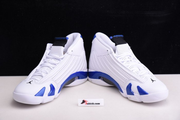 Air Jordan 14 Retro White Hyper Royal 487471-104