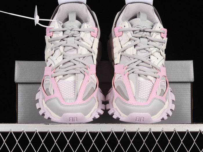 Balen track Trainer White grey pink 542436 W3AD6 12558