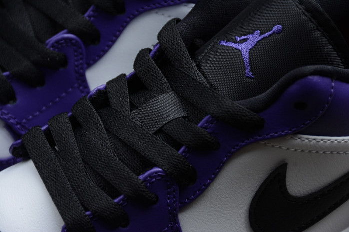 AIR JORDAN 1 LOW COURT PURPLE WHITE 553558-500