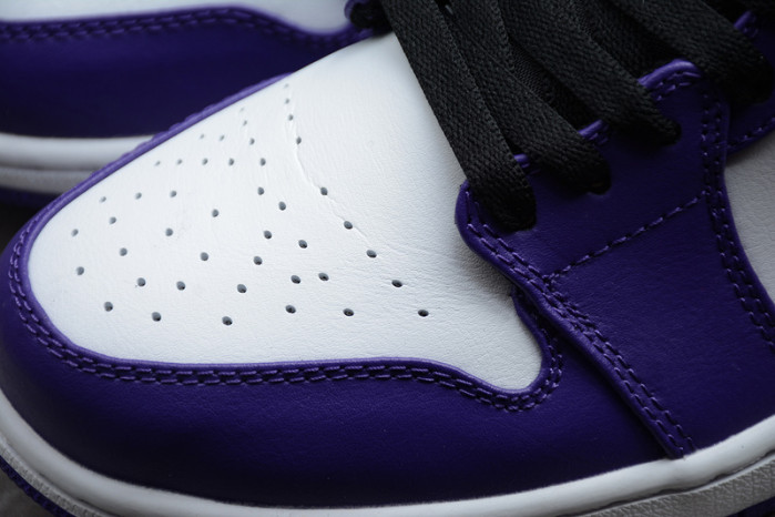 AIR JORDAN 1 LOW COURT PURPLE WHITE 553558-500
