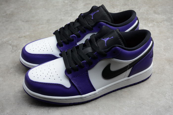 AIR JORDAN 1 LOW COURT PURPLE WHITE 553558-500