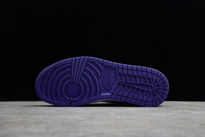 AIR JORDAN 1 LOW COURT PURPLE WHITE 553558-500