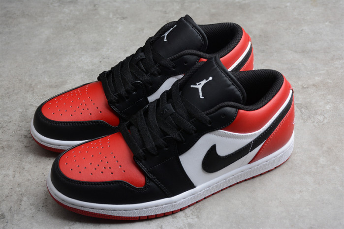 Air Jordan 1 Low Bred Toe 553558-612