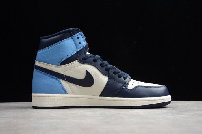 Air Jordan 1 Retro High Obsidian UNC 555088-140