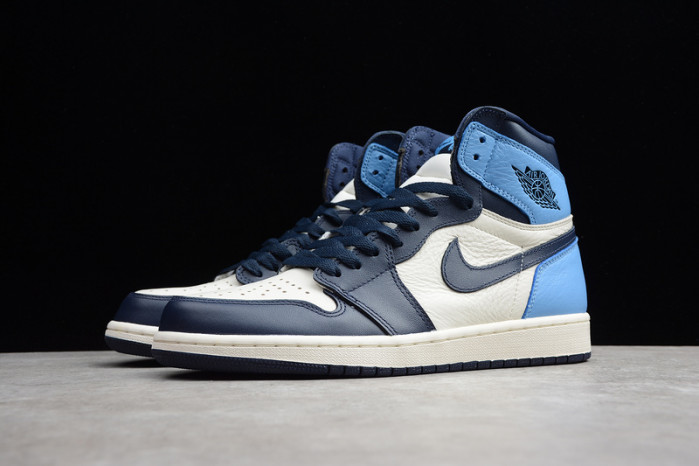 Air Jordan 1 Retro High Obsidian UNC 555088-140