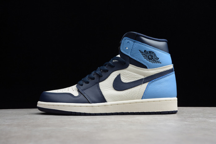 Air Jordan 1 Retro High Obsidian UNC 555088-140
