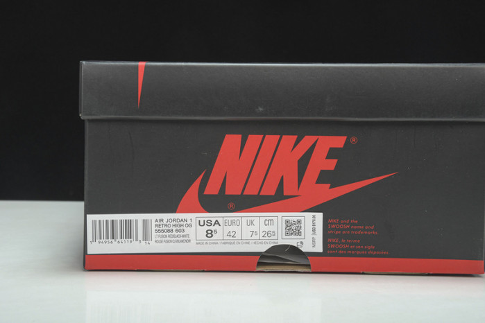 Air Jordan 1 Retro High OG Light Fusion Red 555088-603