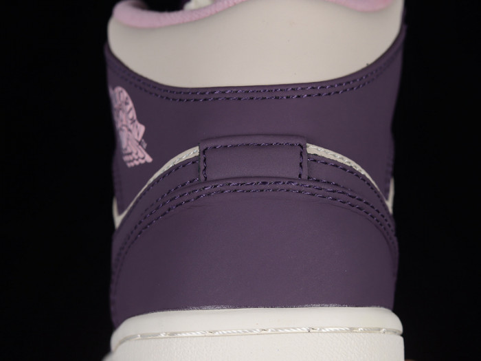 Air Jordan 1 Mid Pro Purple Desert Sand 555112-500