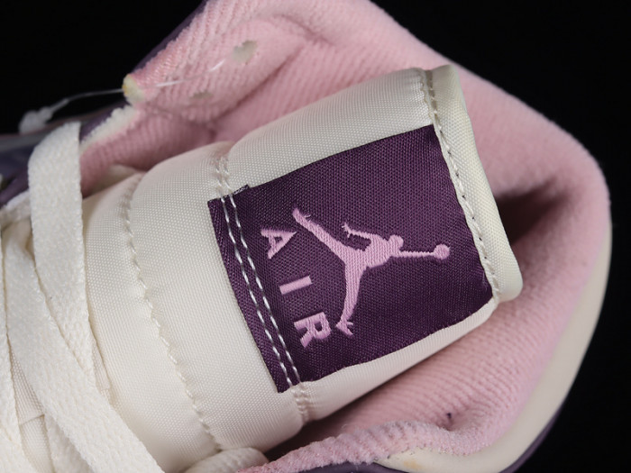 Air Jordan 1 Mid Pro Purple Desert Sand 555112-500