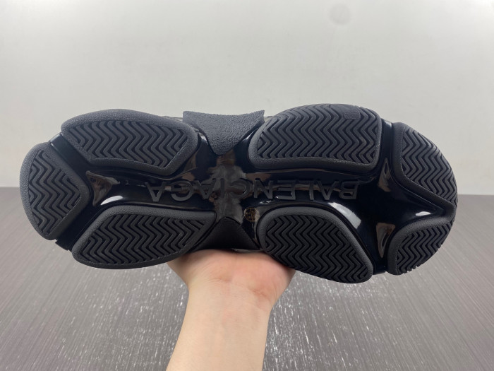 Balen Triple S Nylon Black 710157 W3CU1 1000