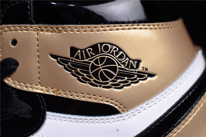 Air Jordan 1 Retro High NRG Patent Gold Toe 861428-007