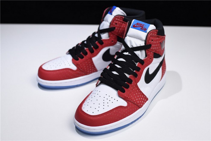 Air Jordan 1 Retro High Spider-Man Origin Story 555088-602