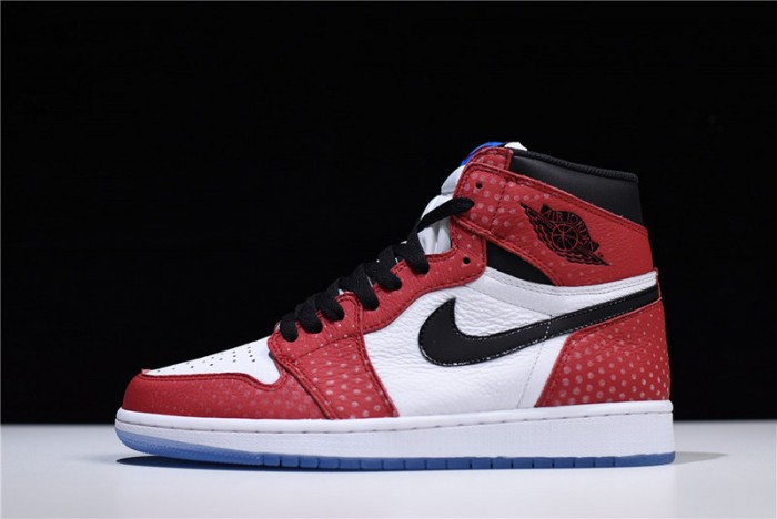 Air Jordan 1 Retro High Spider-Man Origin Story 555088-602