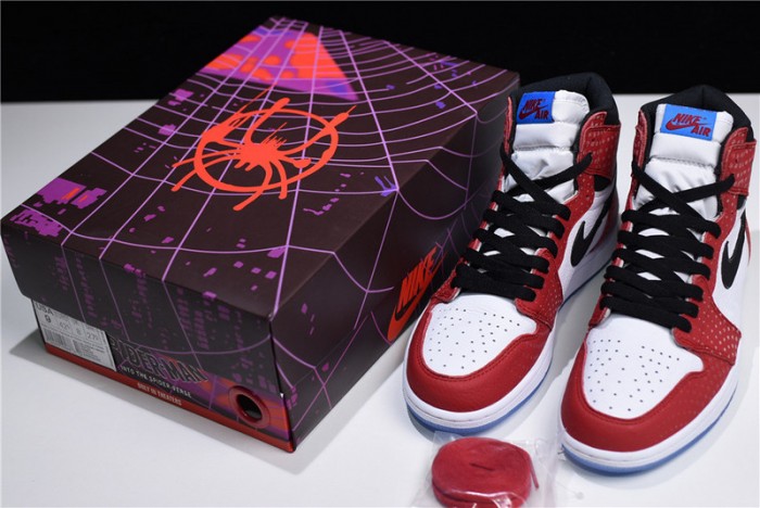 Air Jordan 1 Retro High Spider-Man Origin Story 555088-602